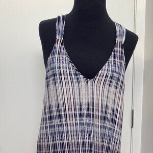 Floor Length Summer Dress, made by ARTISAN NY, size  L, Rayon and Spandex